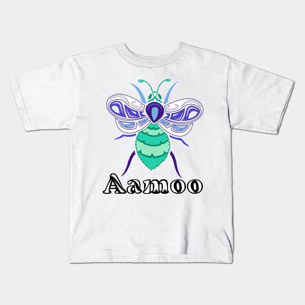 Gay Men Aamoo (Bee) Kids T-Shirt by KendraHowland.Art.Scroll